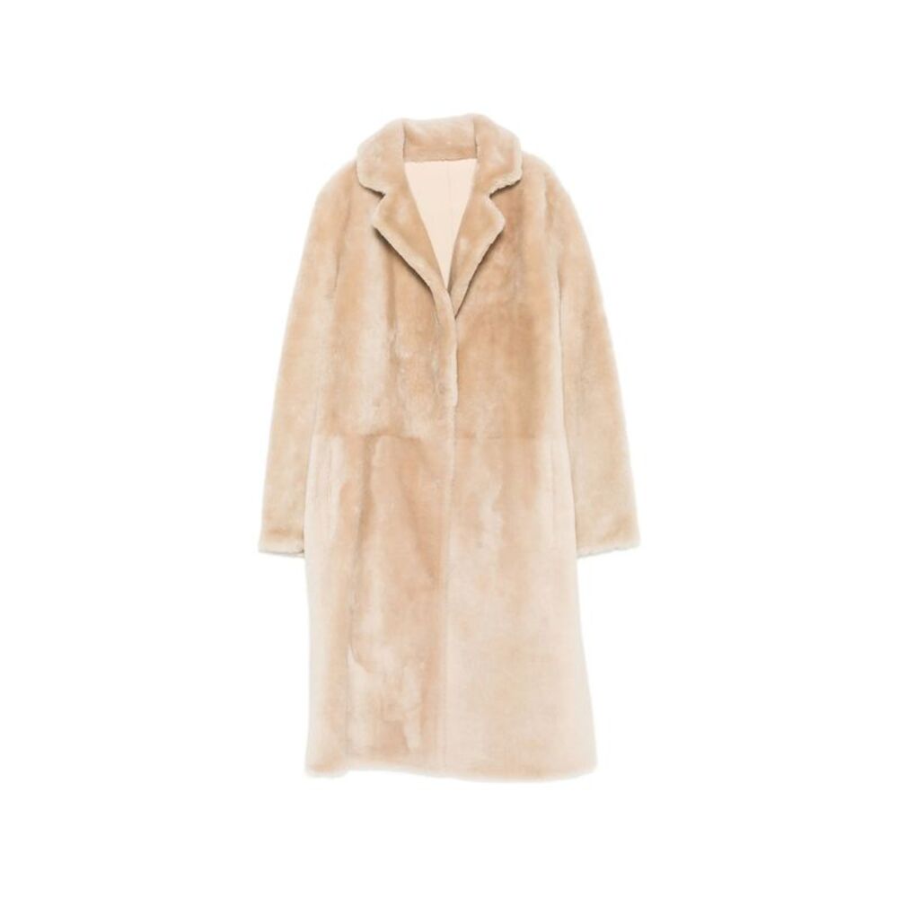 Yves Salomon Neutrals Coats - Faux Fur Coats Women